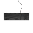 Clavier Dell, « KB216 », filaire, 104 touches standard (104-108 touches), USB, noir, « 580-ADHH-05 » (timbre vert 0,8 lei)