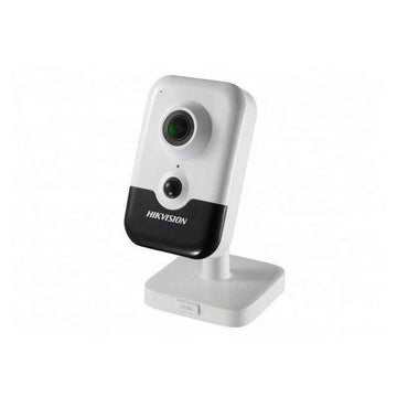 CAMERA IP Hikvision, cube pt. interior, dist. IR 10 m, tip lentila varifocala 2.8 - 12 mm, 2 Mpx, microfon, PoE, carcasa plastic, slot SD card, "DS-2CD2423G2-I28" (timbru verde 0.8 lei)