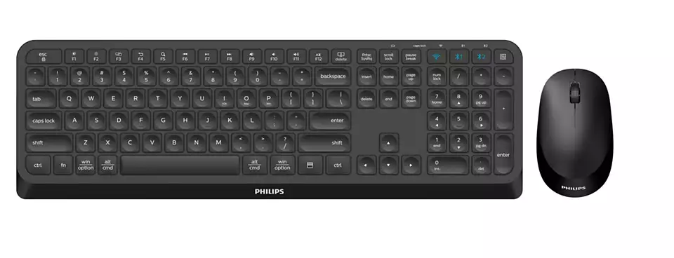 Kit philips spt6407 sans fil noir  spt6407  timbre vert 08 lei