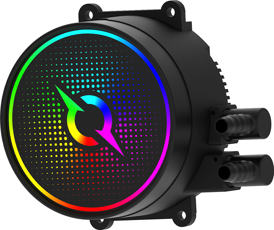 Refroidisseur de processeur aquarius 120 aio noir argb