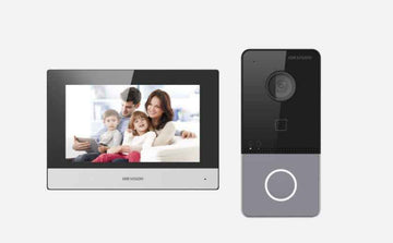 Hikvision DS-KIS603-P(B) video intercom system 2 MP 17.8 cm (7") Black, Grey, Silver
