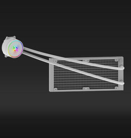 Refroidisseur de processeur Aquarius 240 AIO Blanc ARGB