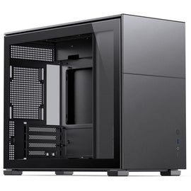 Jonsbo D31 Micro-ATX Case, Tempered Glass - black