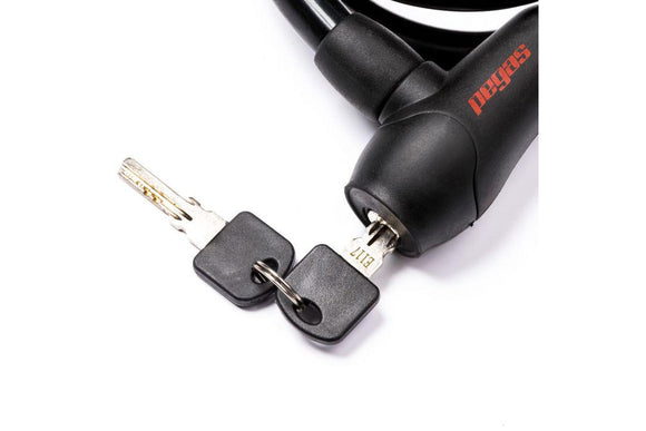 Antivol pegas silicone 15x1000mm noir