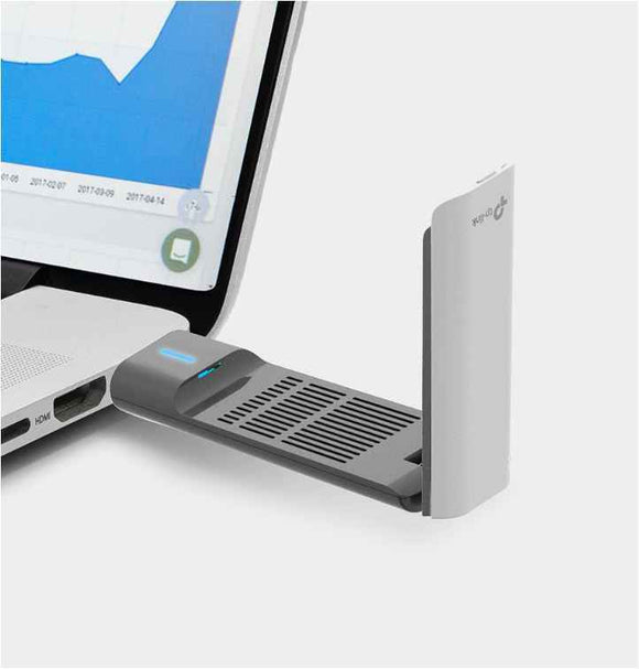 TP-LINK AX1800 High Gain Dual Band Wi-Fi 6 USB Adapter 1201Mbps at 5GHz + 574Mbps at 2.4GHz High Gain External Antennas USB 3.0