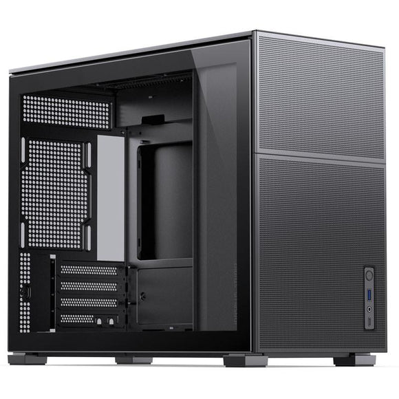 Jonsbo D31 MESH Micro-ATX Case, Tempered Glass - black