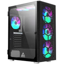Case|MONTECH|X3 Glass|MidiTower|Not included|Colour Black|X3GLASS(B)-1