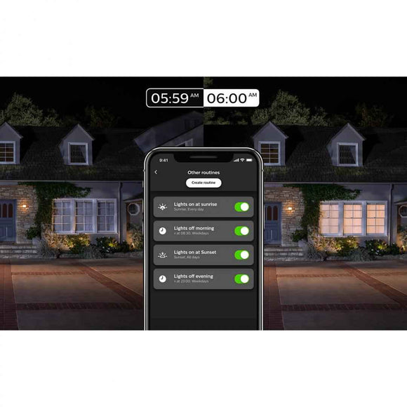 Philips Hue White Lucca Outdoor pedestal
