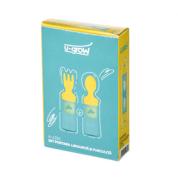 Set portabil lingurita si furculita A-13