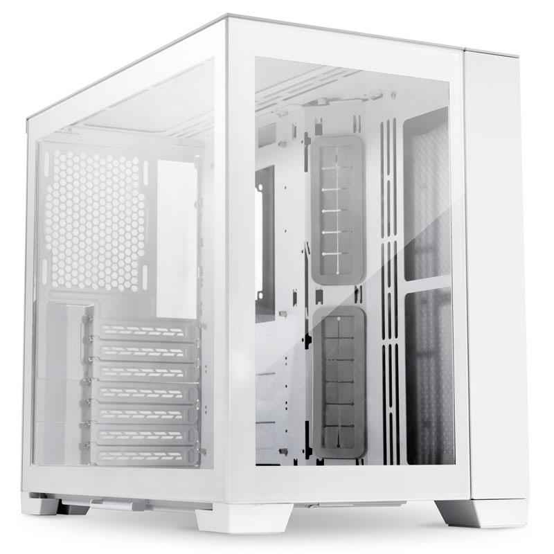 Lian Li O11 Dynamic Mini Snow Edition, mi-tour, verre trempé - Blanc