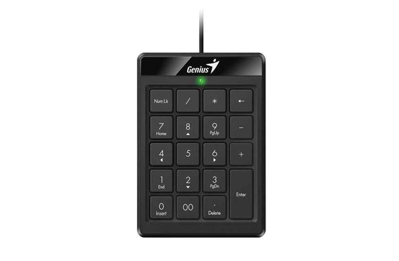 GENIUS NumPad 110/ Drátová/ USB/ slim design/ černá