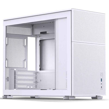 Jonsbo D31 MESH Micro-ATX Case, Tempered Glass - white