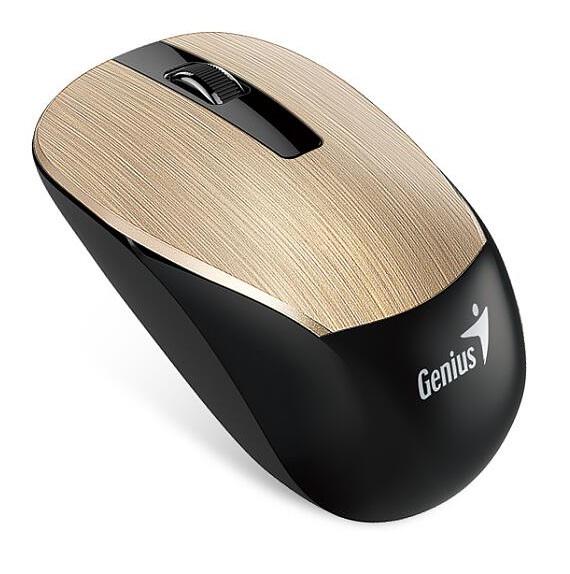 Genius nx-7015/ 1600 dpi/ capteur blue-eye/ sans fil/ doré