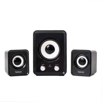 BOXE SPACER 2.1, RMS: 11W (2 x 3W + 5W), control volum, USB power, black, "SPB-807-BK" (timbru verde 2.00 lei)