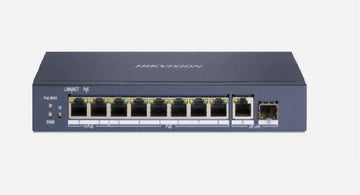 Hikvision DS-3E0510HP-E Network Links Unmanaged Gigabit Ethernet (10/100/1000) Power over Ethernet (PoE) Blue