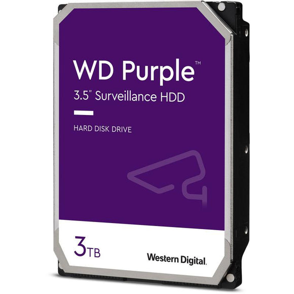 Western Digital Blue Purple internal hard drive 3 TB 5400 RPM 64 MB 3.5" Serial ATA III