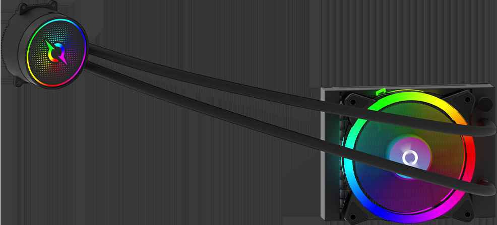 Refroidisseur de processeur Aquarius 120 AIO Noir ARGB