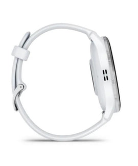 Garmin Venu 3 3.56 cm (1.4") AMOLED 45 mm Digital 454 x 454 pixels Touchscreen Silver, White Wi-Fi GPS (satellite)