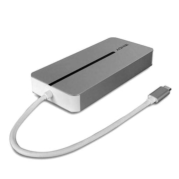 Lindy DST-Mx Duo USB-C Laptop/MacBook Mini Docking Station with Dual Display (4K) and 100W Pass-Through Charging