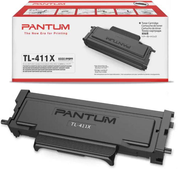 Toner Original Pantum Contract Black, TL-411XEV, pentru P3010DW|3300DW|M6700DW|M6800FDW|M7100DW|M7200FDW, 6K, incl.TV 1.2 RON, "TL-411XEV"