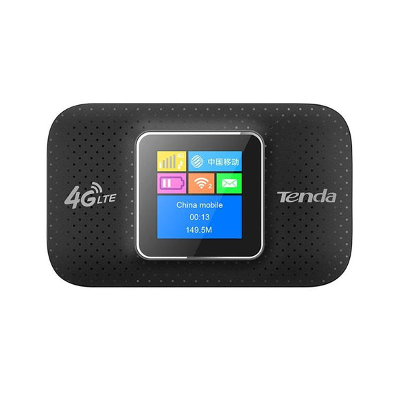 Routeur sans fil tenda 4g185 v2.0 monobande 24 ghz 3g 4g noir