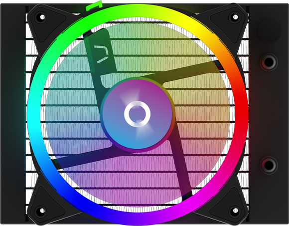 Refroidisseur de processeur aquarius 120 aio noir argb