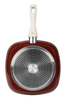 GRIL EN ALUMINIUM + COUVERCLE 28x4CM MARLENE