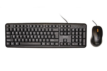Kit filaire SPACER USB, clavier « SPKB-S62 » + souris optique « SPMO-F01 », noir, « SPDS-S6201 » 45505412 (timbre vert 0,8 lei)