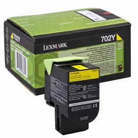 Cartouche de toner Lexmark 702Y R 1 pièce(s) Original Jaune