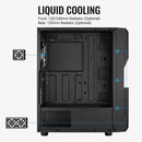 Aerocool Menace Saturn FRGB Midi Tower Black
