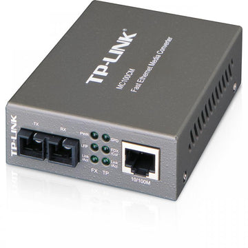 Tp-link  convertisseur multimédia multimode 10/100 mbps  mc100cm  10/100base-tx  100base-fx