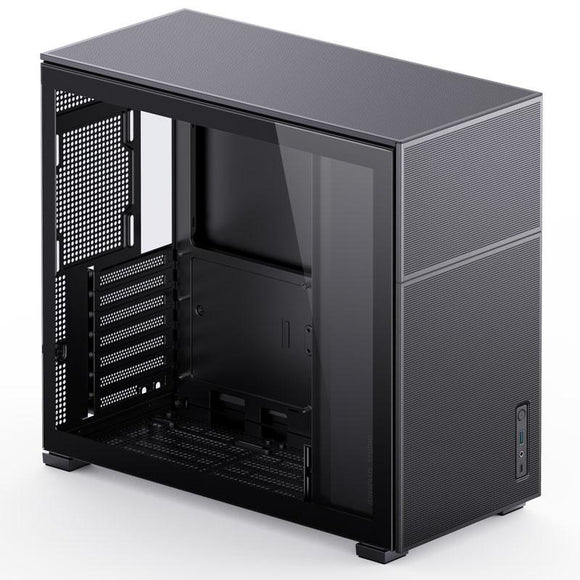 Jonsbo D41 MESH ATX Case, Tempered Glass - black