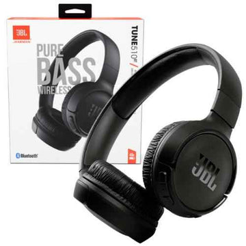 Casti Fara Fir BT 5.0, cu Microfon - JBL Tune 510 "JBLT510BTBLKEU" (timbru verde 0.8 lei)