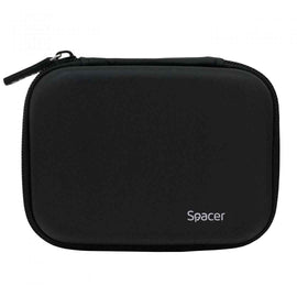 BOÎTIER SPACER, pour disque dur, poche intérieure en filet, noir, « SPHD-001 »