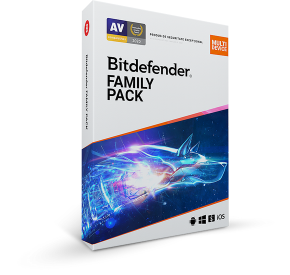 LICENTA Bitdefender Antivirus Family Pack, 15 utilizatori, 1 an pt. PC, retail "FP02ZZCSN1215BEN"- valabile doar pe teritoriul Romaniei