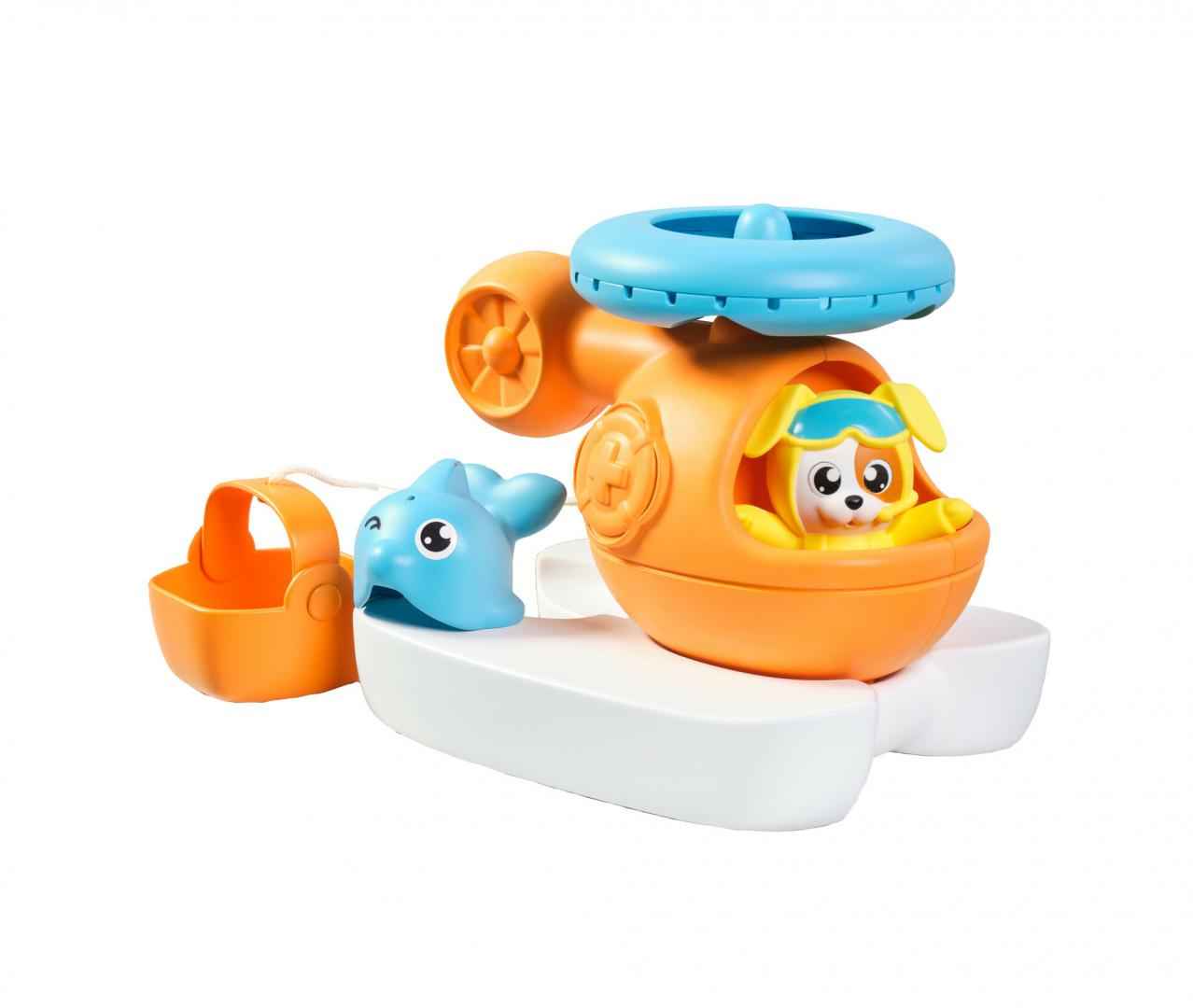 Jouet de bain, hélicoptère de sauvetage
