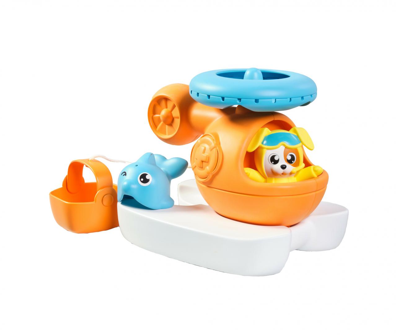 Jouet de bain, hélicoptère de sauvetage