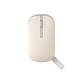 Asus Marshmallow Mouse | MD100 | Mouse | 2.4 GHz, Bluetooth | Beige - 0