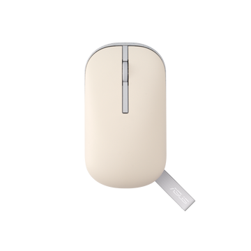 Asus Marshmallow Mouse | MD100 | Mouse | 2.4 GHz, Bluetooth | Beige - 0