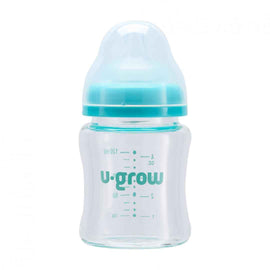 Biberon en verre 120 ml + 2 tétines supplémentaires