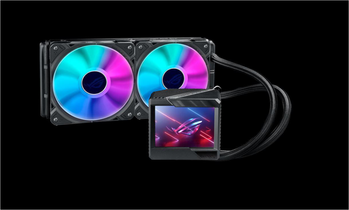 Refroidisseur Asus « RYUJIN II 240 ARGB », universel, refroidissement liquide, ventilateur 120 mm x 2, 2 200 tr/min, ARGB éclairé, « RYUJIN II 240 ARGB » (timbre vert 2,00 lei)