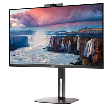 AOC | Écran USB-C avec webcam | 24V5CW/BK | 23,8 pouces | IPS | FHD | 16:9 | 75 Hz | 1 ms | 1920 x 1080 | 300 cd/m² | 2 ports HDMI | Noir