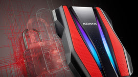 ADATA HD770G external hard drive 1 TB Black, Red