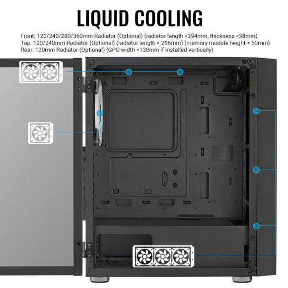 Boîtier Aerocool PGS Graphite-G-BK-v2 FRGB