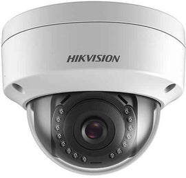 Caméra IP Hikvision, dôme intérieur/extérieur, portée IR 30 m, objectif fixe 2,8 mm, 2 Mpx, PoE, « DS-2CD1121-I2F » (verre vert 0,8 l)