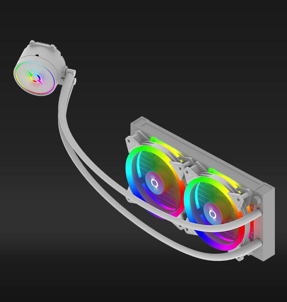 Refroidisseur de processeur aquarius 240 aio blanc argb