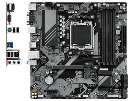 Gigabyte A620M DS3H | Processor family AMD | Processor socket AM5 | DDR5 | Supported hard disk drive interfaces M.2, SATA | Number of SATA connectors 4 - 0