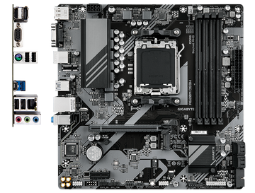 Gigabyte A620M DS3H | Processor family AMD | Processor socket AM5 | DDR5 | Supported hard disk drive interfaces M.2, SATA | Number of SATA connectors 4