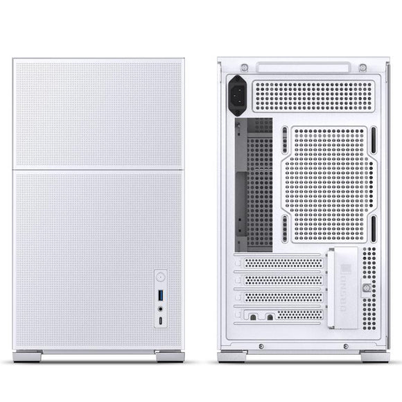 Jonsbo D31 MESH Micro-ATX Case, Tempered Glass - white