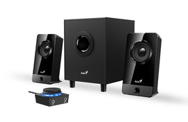 GENIUS repro SW-2.1 300X/ 2.1/ 10W/ dřevěné/ černé